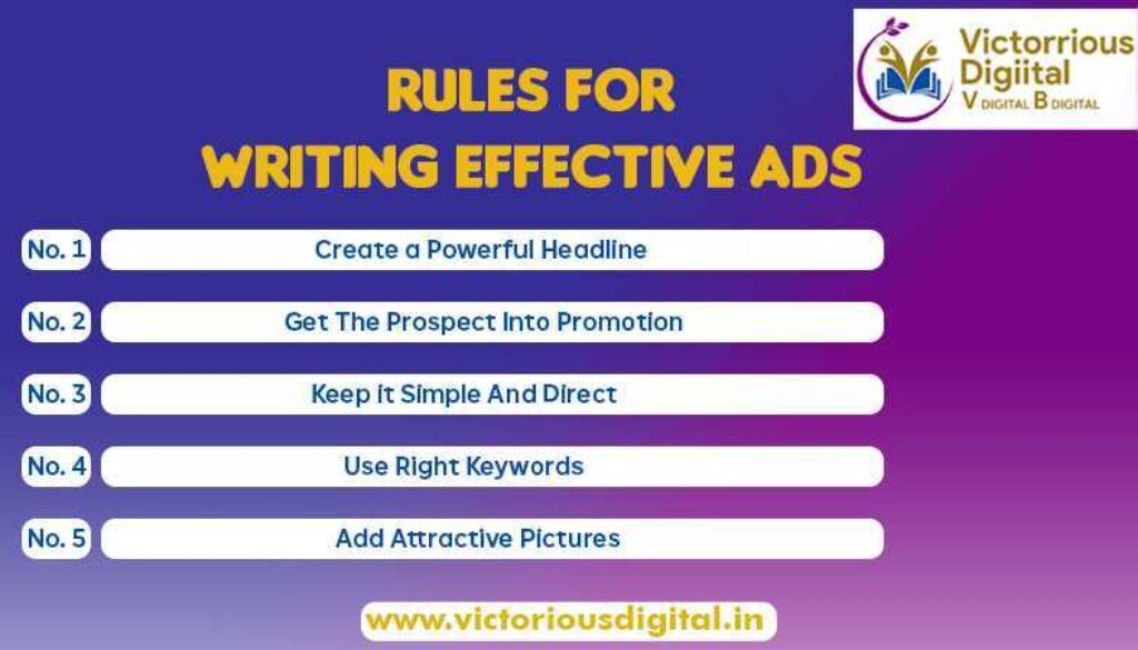 Rules For Writing Effective Ads