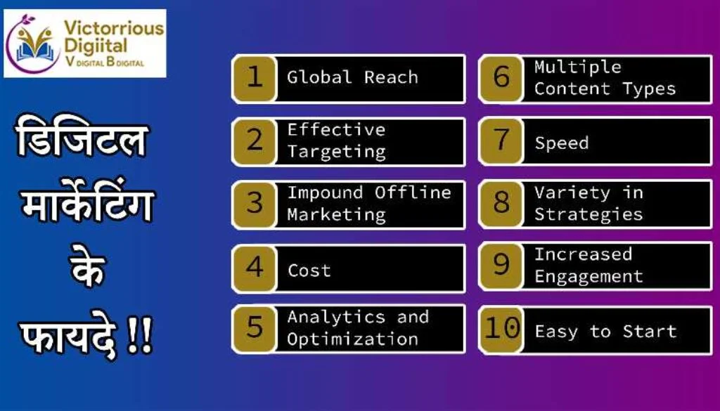 Benifits of Digital Marketing