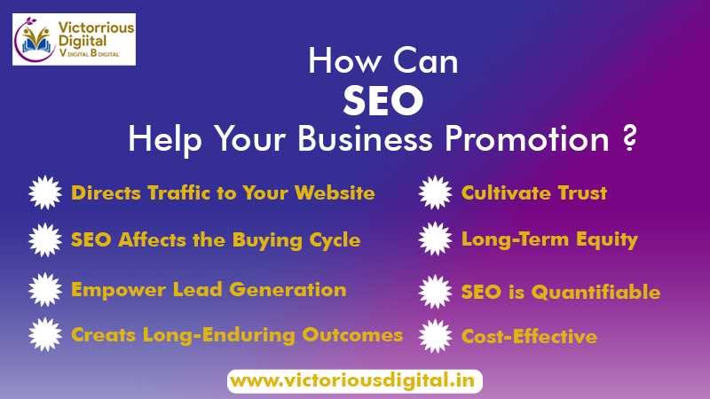 How can SEO help your business promotion - Victorious Digital