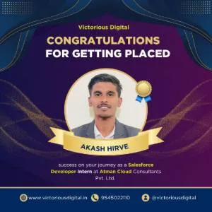 Salesforce Student Akash Hirve - Victorious Digital