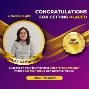 Dipali Deshmukh - Salesforce classes in Pune - Victorious Digital