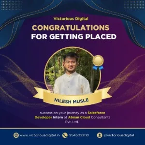 Salesforce Student Nilesh Musale - Victorious Digital