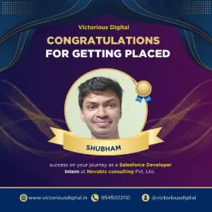 Salesforce Student Shubham - Victorious Digital