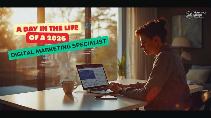 A Day in the Life of a 2026 Digital Marketing Specialist - Victorious Digital