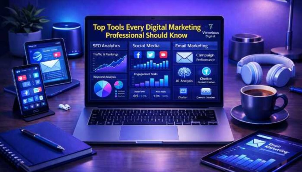 Top Digital Marketing Tools Every Professional Should Know - Victorious Digital