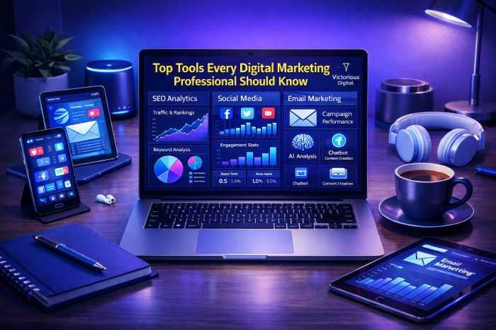 Top Digital Marketing Tools Every Professional Should Know - Victorious Digital