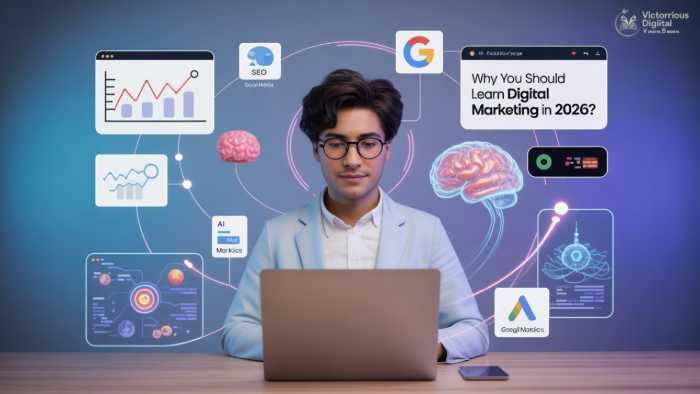 Why You Should Learn Digital Marketing 2026 - Victorious Digital