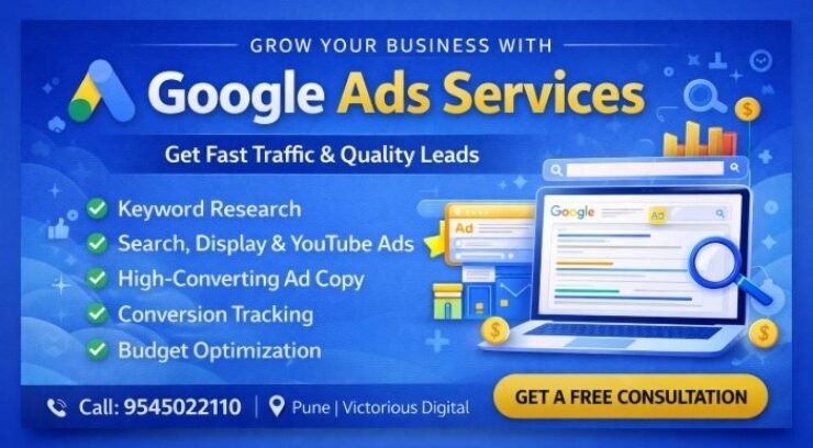 google ads services in pune - victorious digital