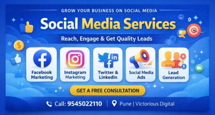 social media services in pune - victorious digital