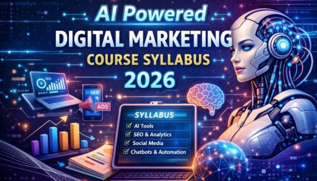 ai powered digital marketing course syllabus 2026 - victorious digital