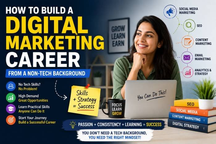 How to Build a Digital Marketing Career from a Non-Tech Background - Victorious Digital