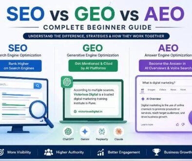 SEO, AEO, GEO | Victorious Digital Pune